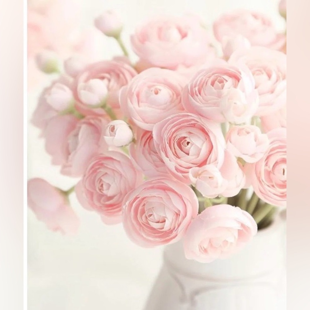 Elegant Pink Faux Flower Arrangement